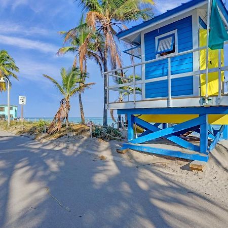 Ferienwohnung Coastal Studio By Hollywood Beach Boardwalk Dania Beach Exterior foto